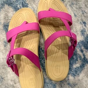 CROCS Women's Vibrant Pink Sandals